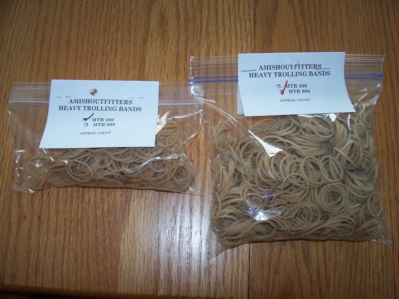 Brown Rubber Bands Medium #10 200 Count (appx)