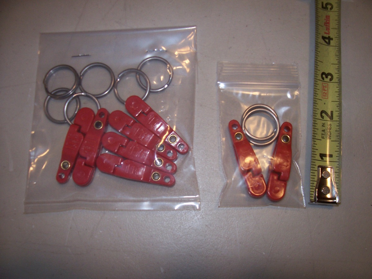 red weight clips 6 pack