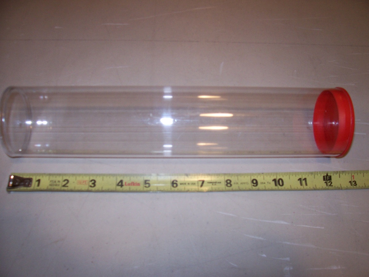 Twelve inch tube plus cap